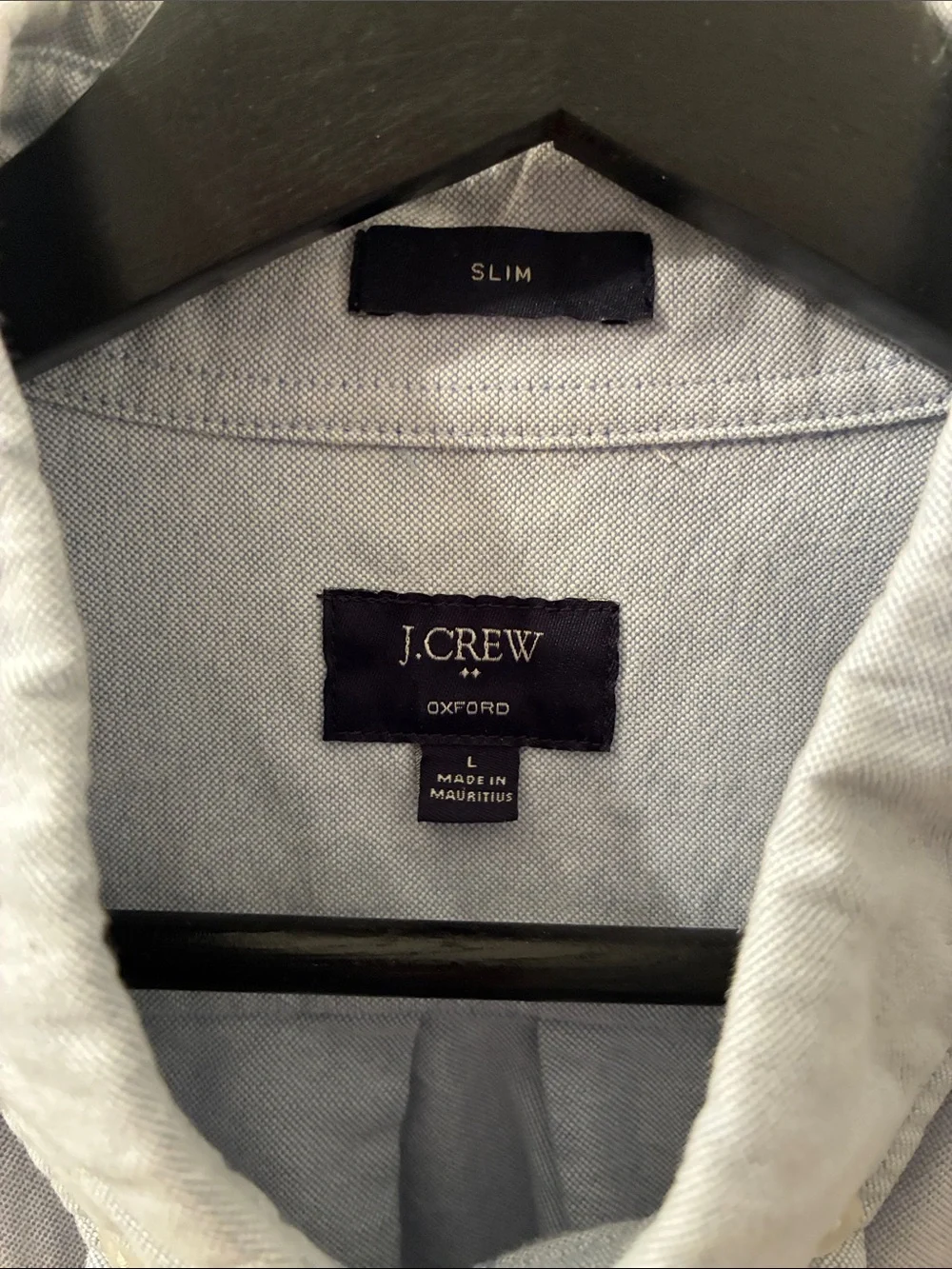J. Crew Pale Blue Casual Button-Down Shirt
